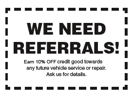 10% Off for New Referral Customers